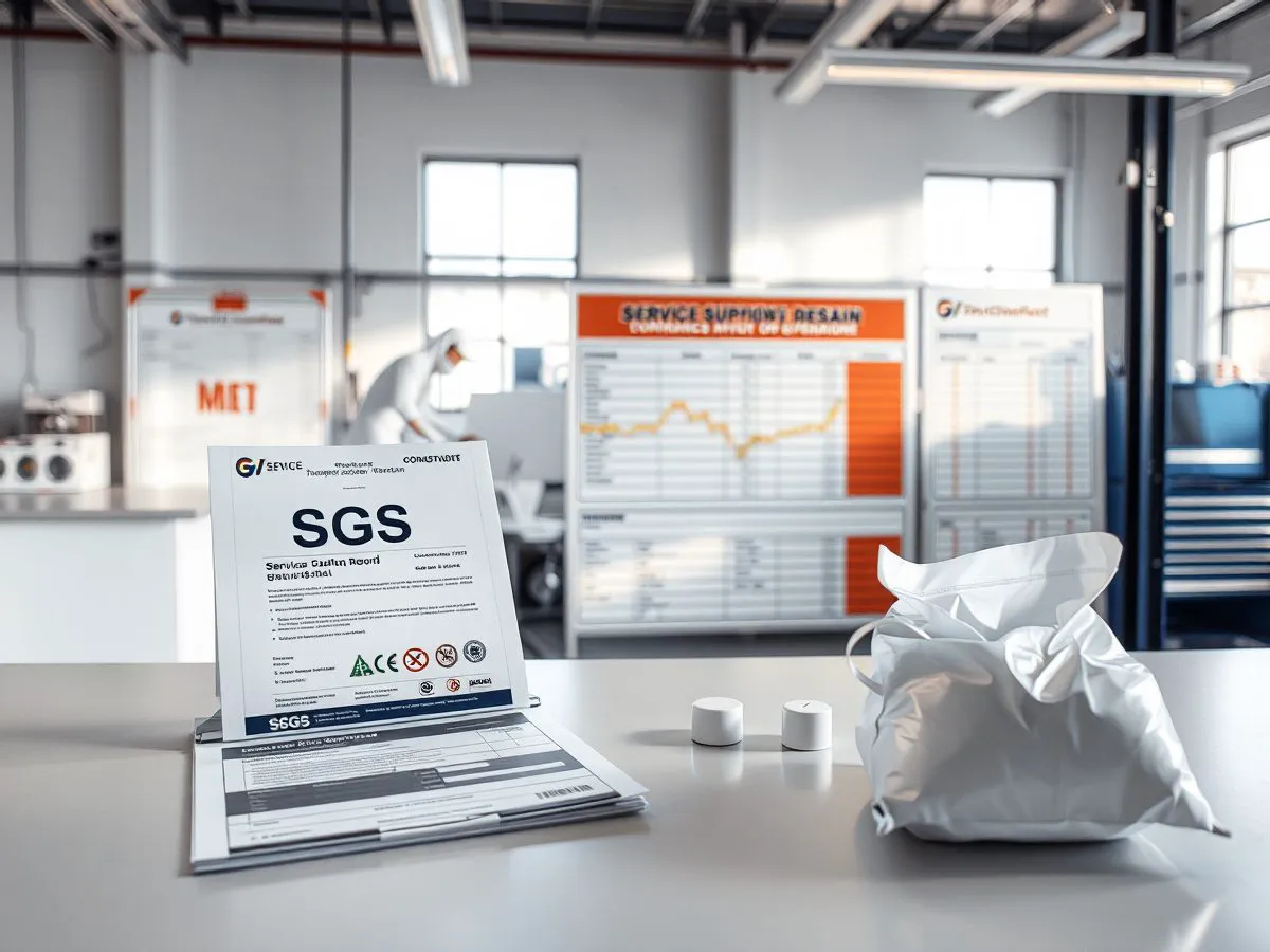 SGS检测报告与耐候测试后的涂层样板
